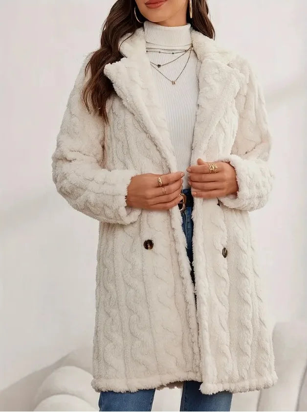 Autumn Winter Women's Thick Plush Coats Warm Medium Long Coat Women Женская Шуба Womans Winter Jacket Manteau Hiver Femmes