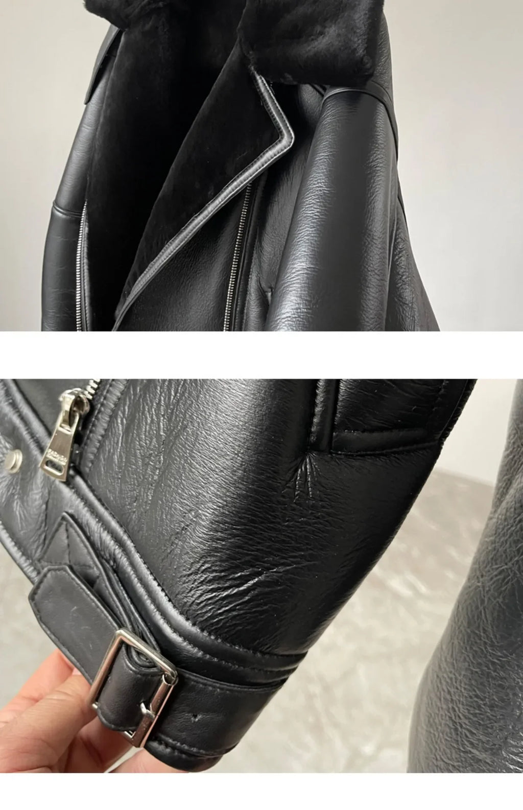 Real Wool Fur Coat Women Winter Short Thick Natural Leather Fur Coats Genuine Sheepskin Jacket Womens Fur Jackets Manteau Femme