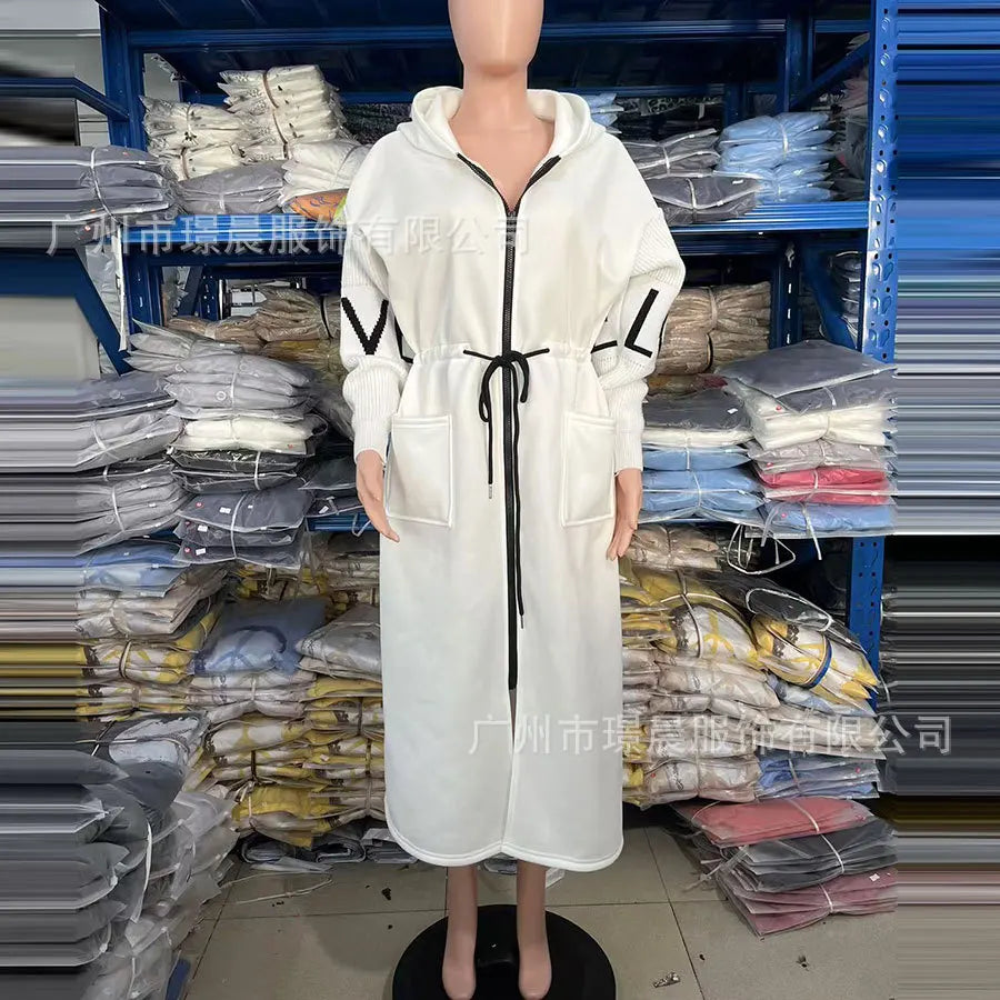 Outerwears Manteau Long Hiveres Pour Femmes Coats For Womens Fashionable Ropa Invierno Mujer Moda 2025 Long Sleeve Coats Abrigos