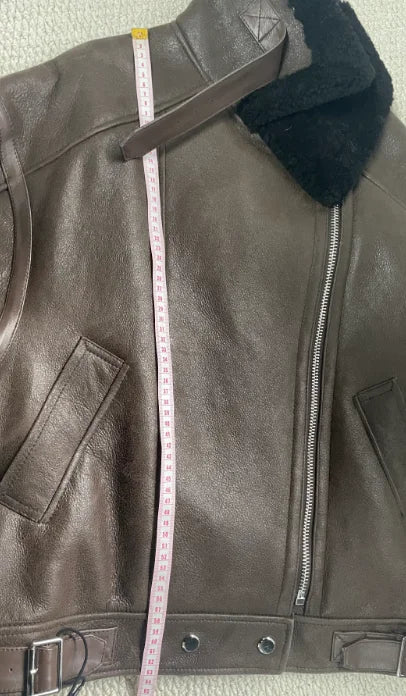 Real Wool Fur Coat Women Winter Short Thick Natural Leather Fur Coats Genuine Sheepskin Jacket Womens Fur Jackets Manteau Femme