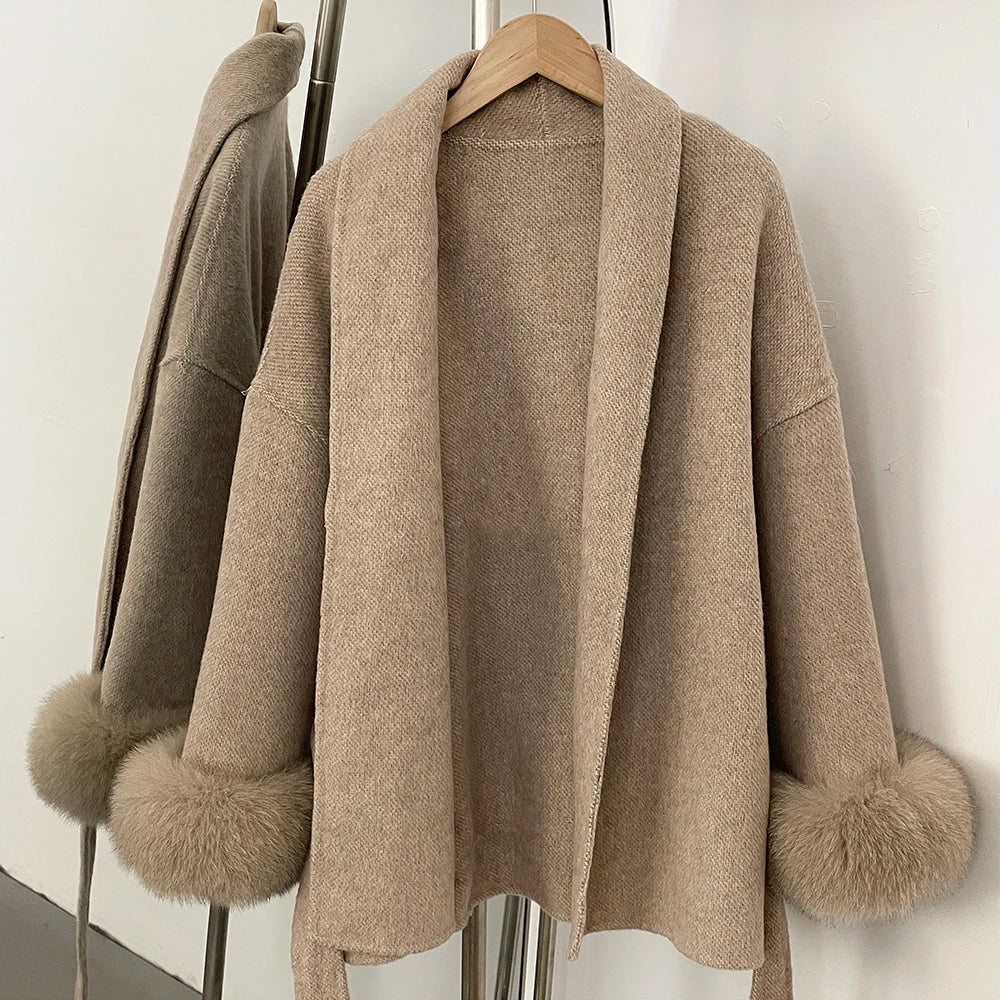 Reality Fur Coat Natural Fur Coat Women Winter Jacket Women's Woolen Coat Long Coat Woman Wool & Blends Coats Manteau Femme 2026