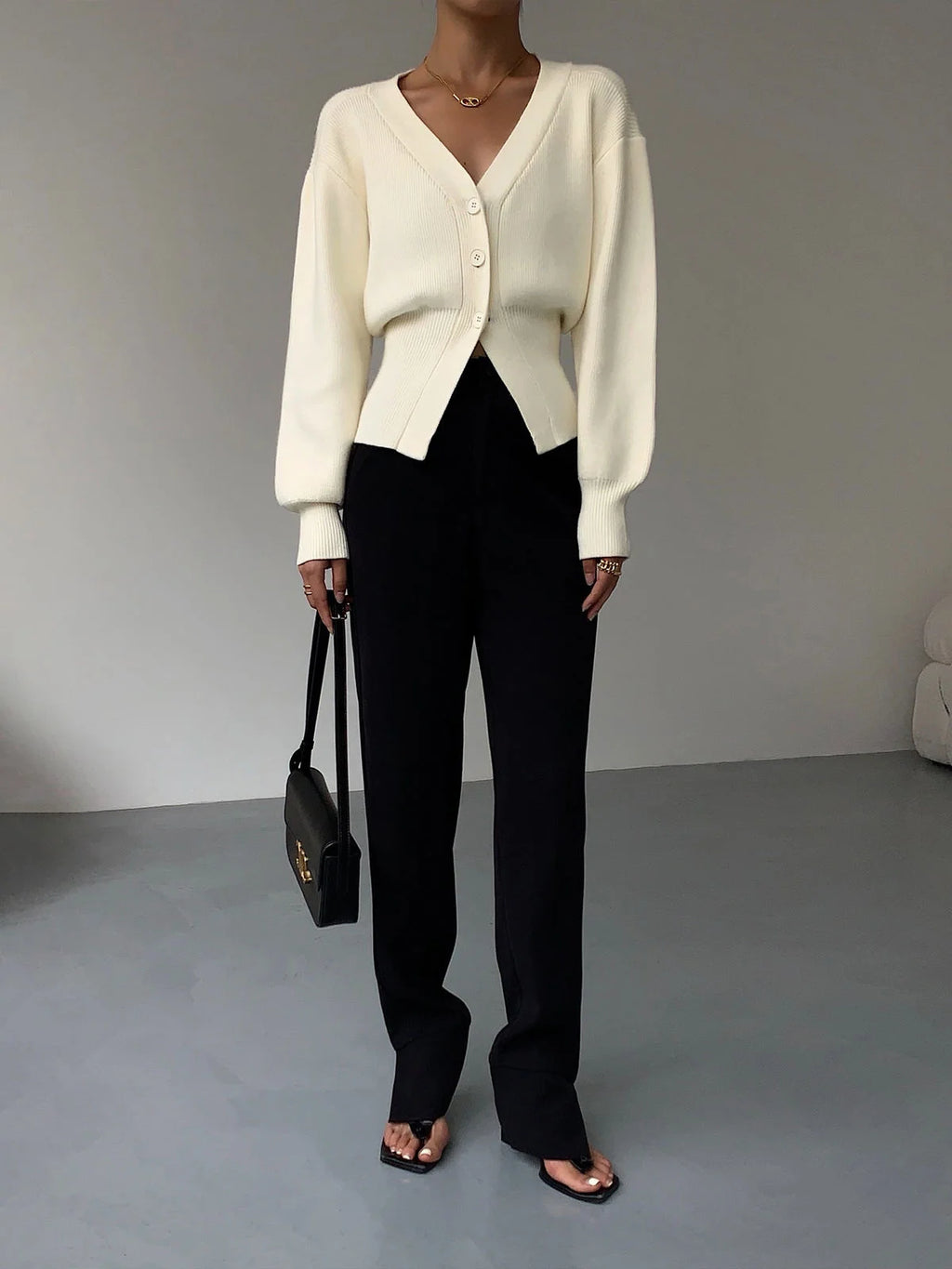 Autumn Sweater Cardigan Coat Women 2024 New Korean Fashion Casual Elegant Long Sleeve Knitted Tops Knitwear Outwear Pull Femme