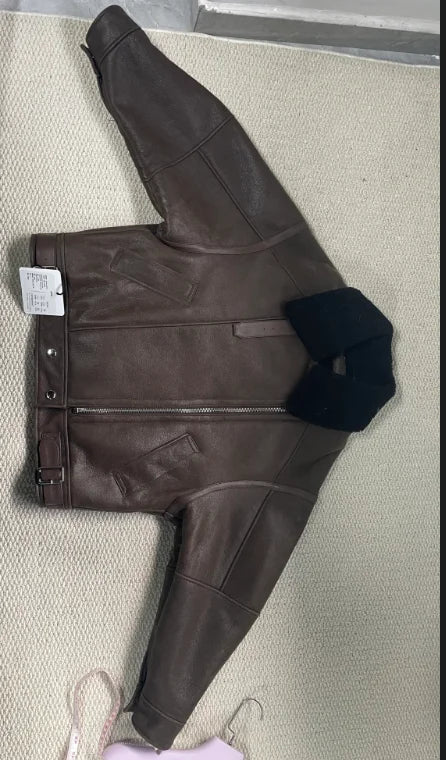 Real Wool Fur Coat Women Winter Short Thick Natural Leather Fur Coats Genuine Sheepskin Jacket Womens Fur Jackets Manteau Femme