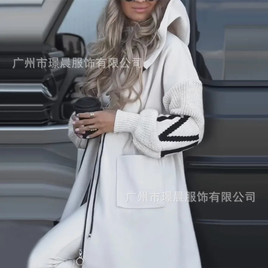 Outerwears Manteau Long Hiveres Pour Femmes Coats For Womens Fashionable Ropa Invierno Mujer Moda 2025 Long Sleeve Coats Abrigos