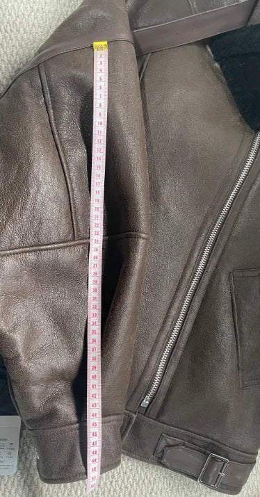 Real Wool Fur Coat Women Winter Short Thick Natural Leather Fur Coats Genuine Sheepskin Jacket Womens Fur Jackets Manteau Femme