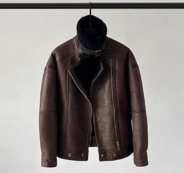 Real Wool Fur Coat Women Winter Short Thick Natural Leather Fur Coats Genuine Sheepskin Jacket Womens Fur Jackets Manteau Femme